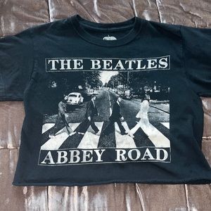 The Beatles cropped shirt